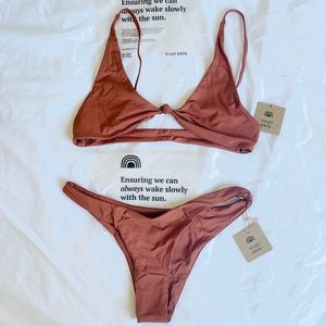 New! Toast Swim bikini set in Patina S/M